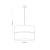 ECO Lampa wisząca 3 5773 TK Lighting Czarny Len, Beżowy