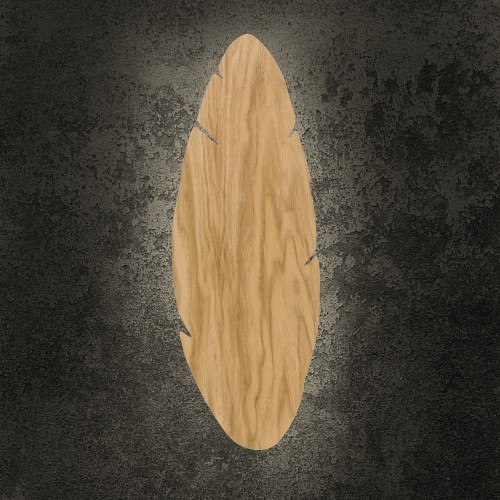 HOJA WOOD Kinkiet 2 4678 TK Lighting Orzech, Czarny Orzech