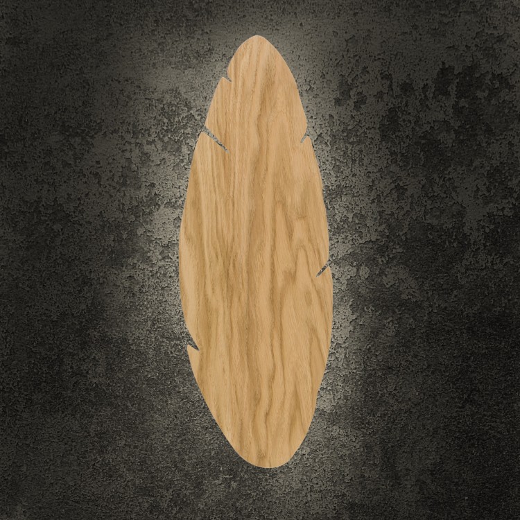 HOJA WOOD Kinkiet 2 4678 TK Lighting Orzech, Czarny Orzech