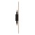 TAVOLA LONG Kinkiet 2 4754 TK Lighting Dąb, Czarny Brązowy