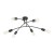 HELIX BLACK Lampa sufitowa 6 4679 TK Lighting Czarny