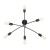 HELIX BLACK Lampa sufitowa 6 4679 TK Lighting Czarny