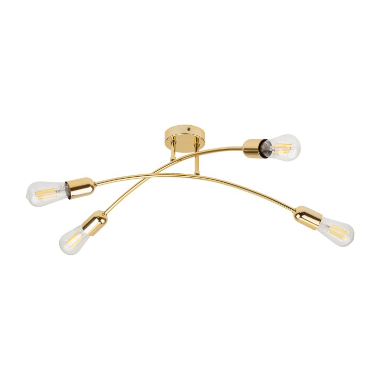 HELIX GOLD Lampa sufitowa 4 4688 TK Lighting Złoty