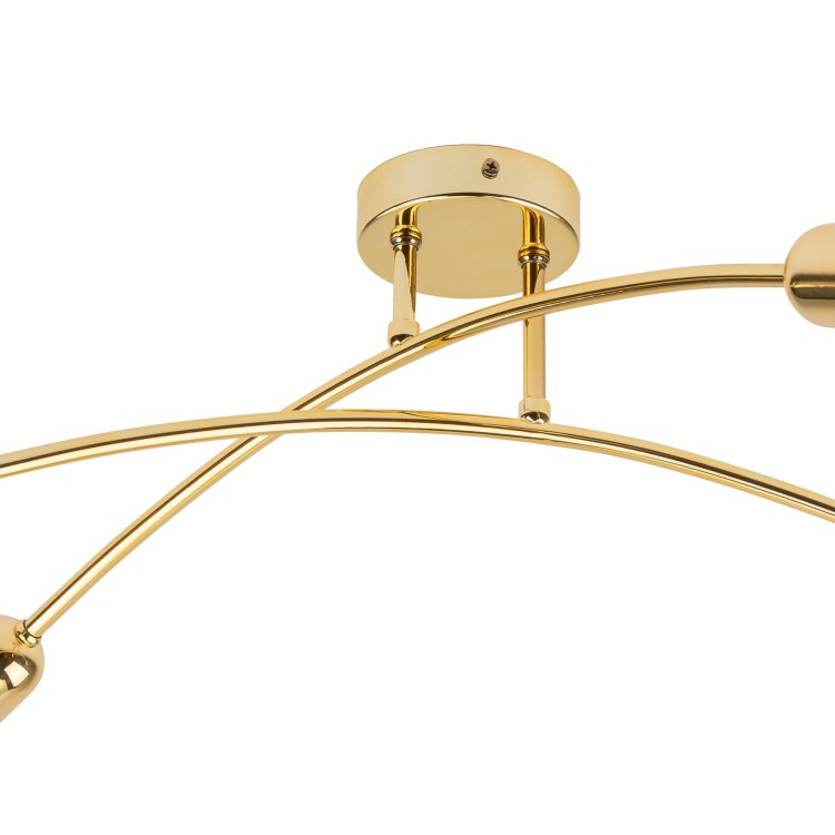 HELIX GOLD Lampa sufitowa 4 4688 TK Lighting Złoty