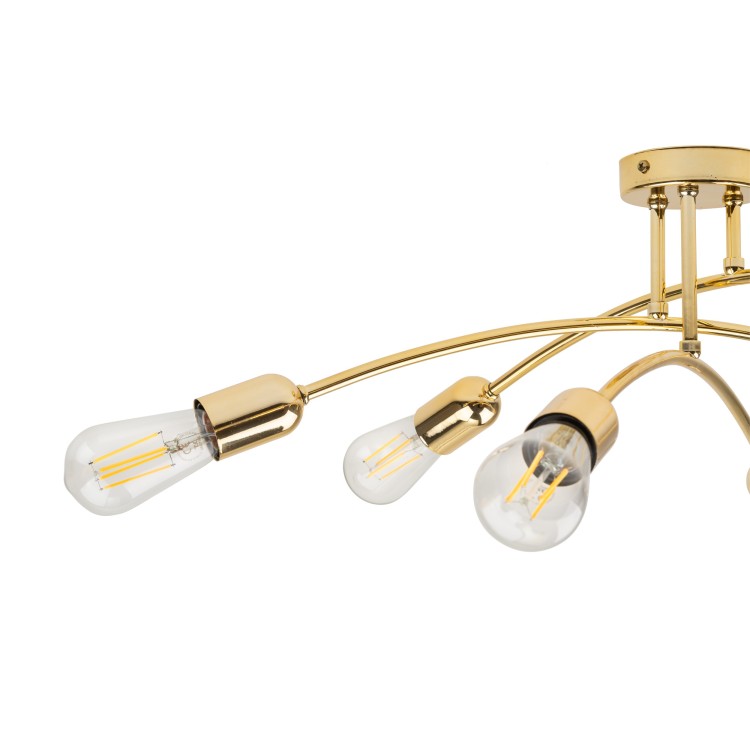 HELIX GOLD Lampa sufitowa 4 4688 TK Lighting Złoty