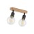 SIMPLY WOOD Lampa sufitowa 2 BLACK 4748 TK Lighting Sosna, Czarny