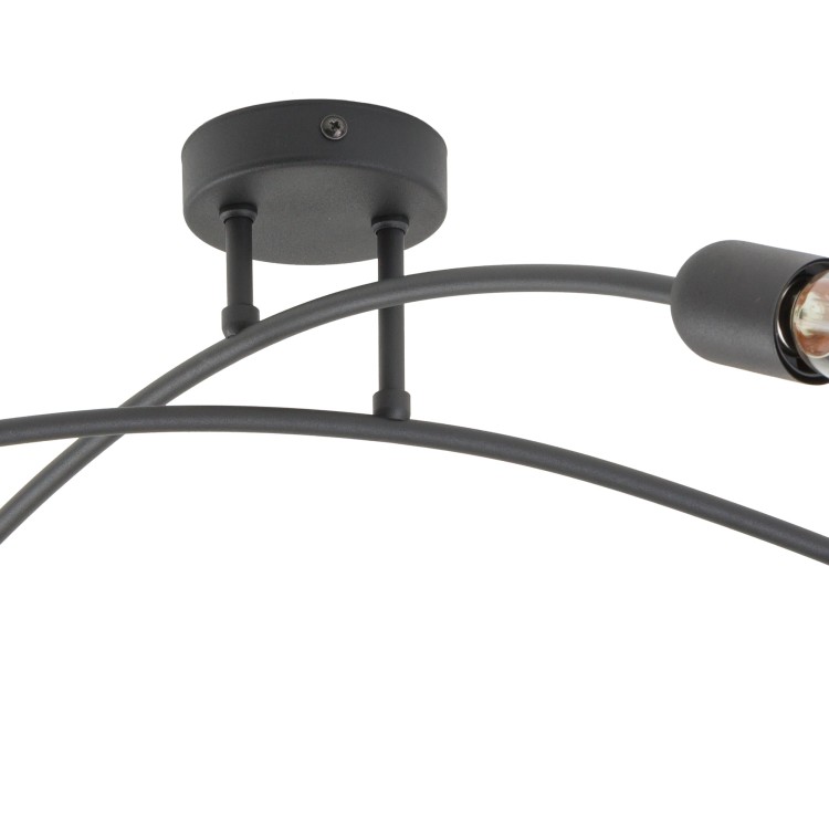 HELIX BLACK Lampa sufitowa 4 4687 TK Lighting Czarny