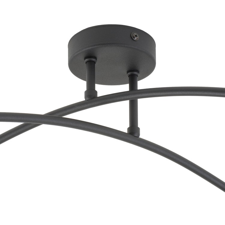 HELIX BLACK Lampa sufitowa 4 4687 TK Lighting Czarny