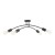 HELIX BLACK Lampa sufitowa 4 4687 TK Lighting Czarny