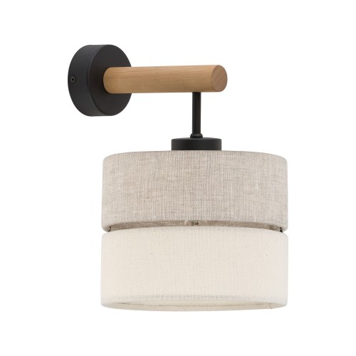 ECO Kinkiet 1 5776 TK Lighting Sosna, Czarny Szary, Beżowy