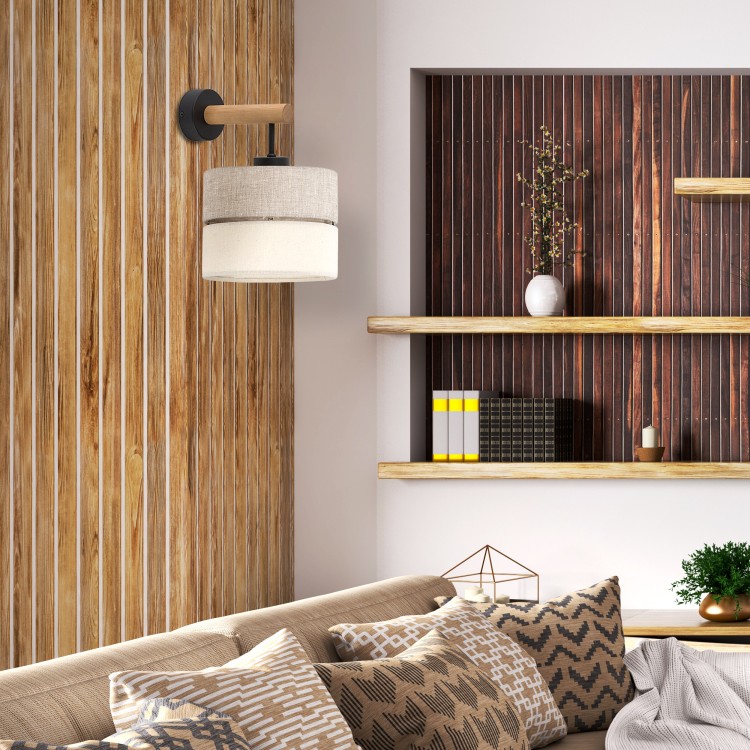 ECO Kinkiet 1 5776 TK Lighting Sosna, Czarny Szary, Beżowy