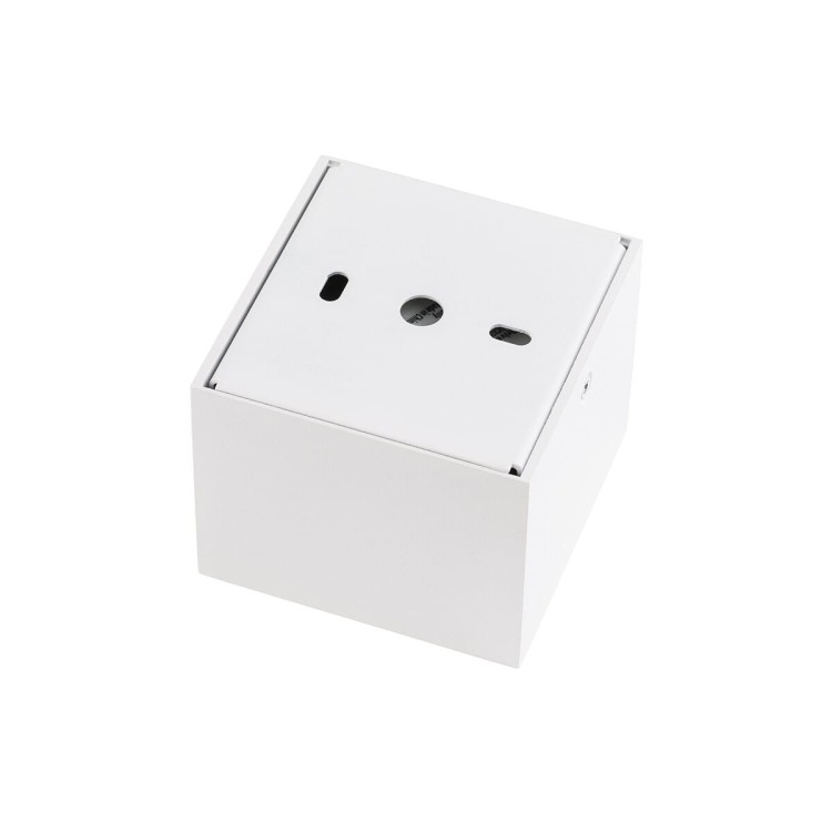 Oprawa kwadratowa Lampa spot punktowa MIDI LED WHITE 10047 NOWODVORSKI Lighting 16W 3000K Loft nowoczesna sufitowa oświetlenie z soczewkami nie oślepia nie oślepiająca barwa ciepła ciepło biała natynkowa biała Inspiracje Premium