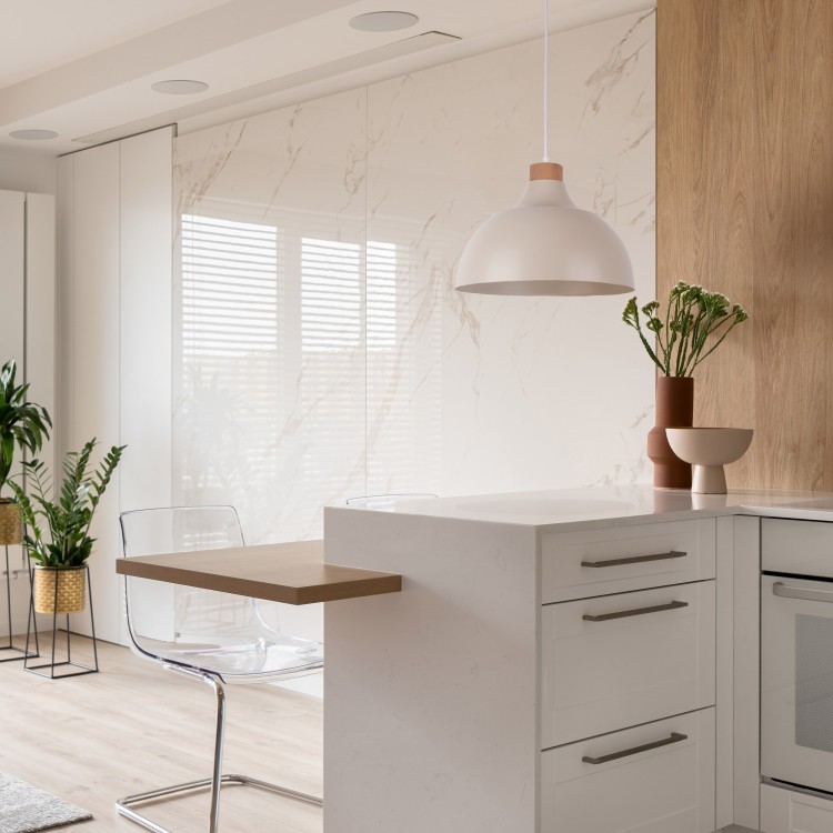 CAP BEIGE Lampa wisząca 1 5664 TK Lighting Sosna Beżowy