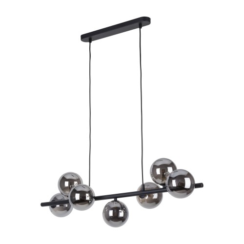 ESTERA BLACK Lampa wisząca 7 5666 TK Lighting Czarny Grafitowy