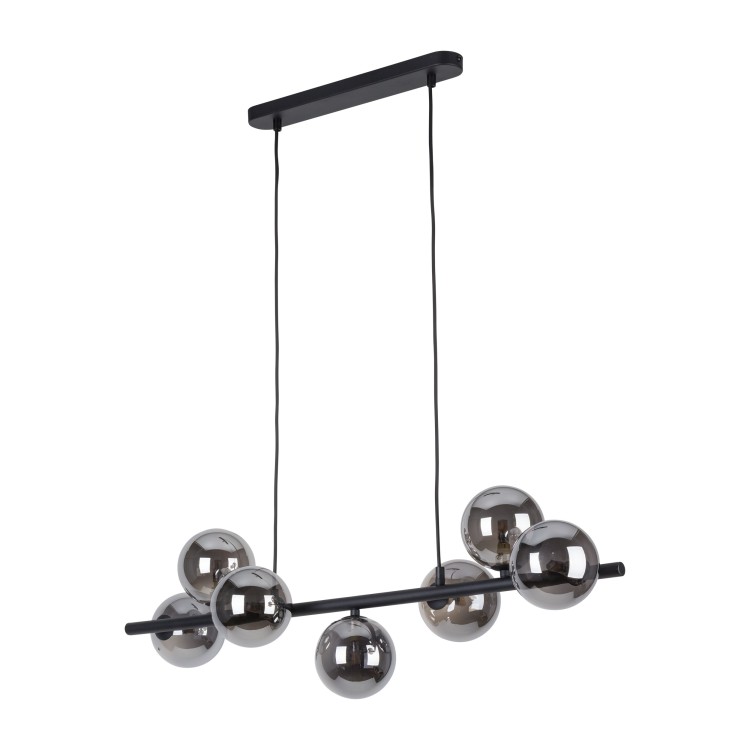 ESTERA BLACK Lampa wisząca 7 5666 TK Lighting Czarny Grafitowy