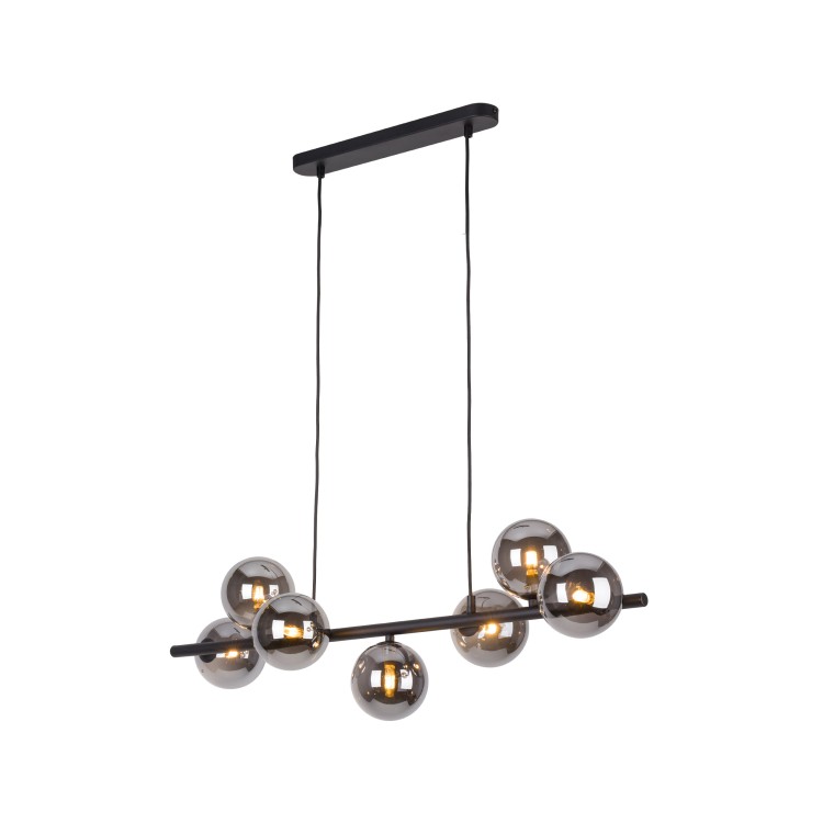 ESTERA BLACK Lampa wisząca 7 5666 TK Lighting Czarny Grafitowy