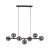 ESTERA BLACK Lampa wisząca 7 5666 TK Lighting Czarny Grafitowy