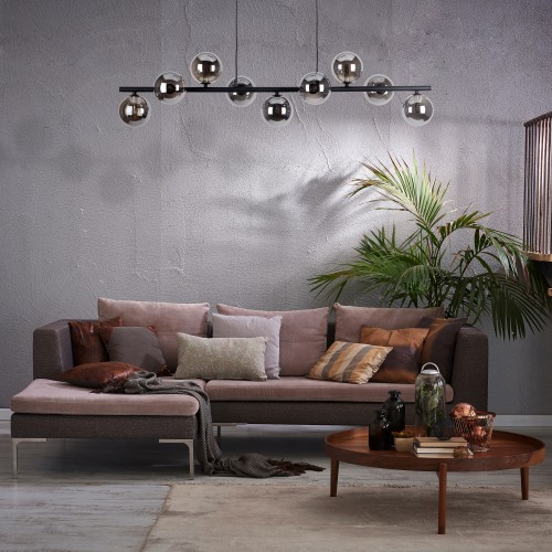 ESTERA BLACK Lampa wisząca 9 5667 TK Lighting Czarny Grafitowy