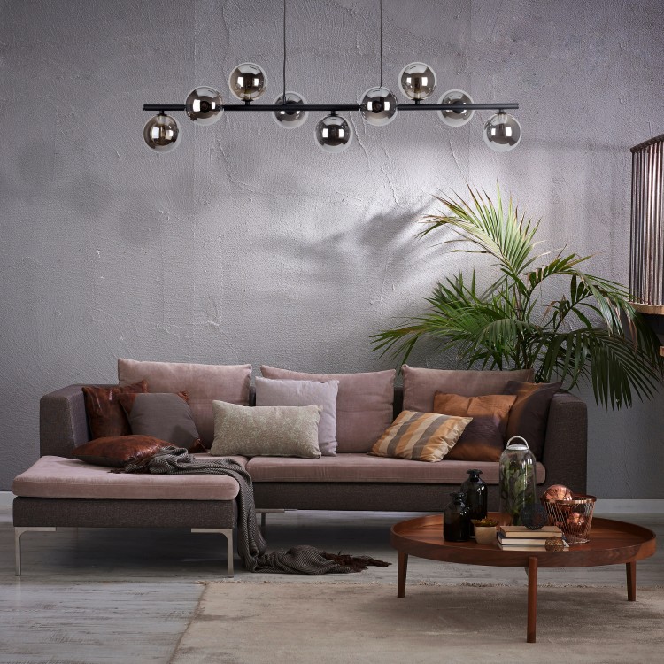 ESTERA BLACK Lampa wisząca 9 5667 TK Lighting Czarny Grafitowy