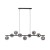 ESTERA BLACK Lampa wisząca 9 5667 TK Lighting Czarny Grafitowy