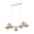 ESTERA GOLD Lampa wisząca 7 5668 TK Lighting Złoty Bursztynowy