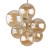 ESTERA GOLD Lampa wisząca 7 5668 TK Lighting Złoty Bursztynowy