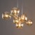 ESTERA GOLD Lampa wisząca 7 5668 TK Lighting Złoty Bursztynowy