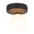 BIANCA BLACK Lampa sufitowa 1 5681 TK Lighting Czarny Biały