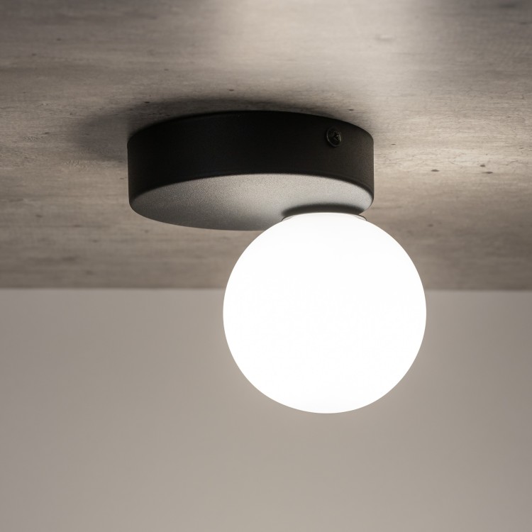 BIANCA BLACK Lampa sufitowa 1 5681 TK Lighting Czarny Biały