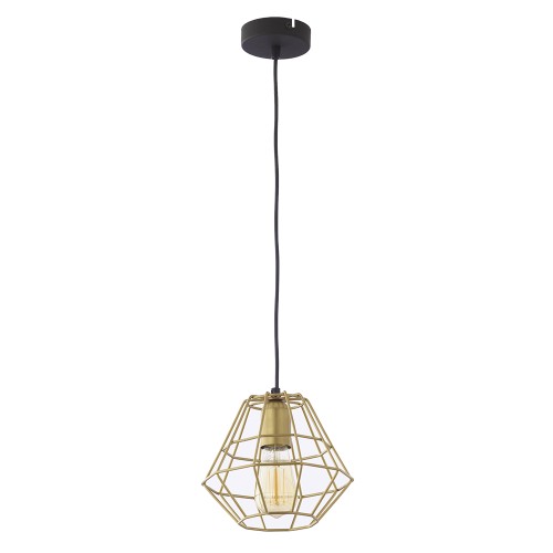 DIAMOND MM ZŁOTY Proszek Lampa wisząca 1 3219 TK Lighting Czarny Złoty
