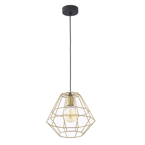 DIAMOND MM ZŁOTY Proszek Lampa wisząca 1 3220 TK Lighting Czarny Złoty