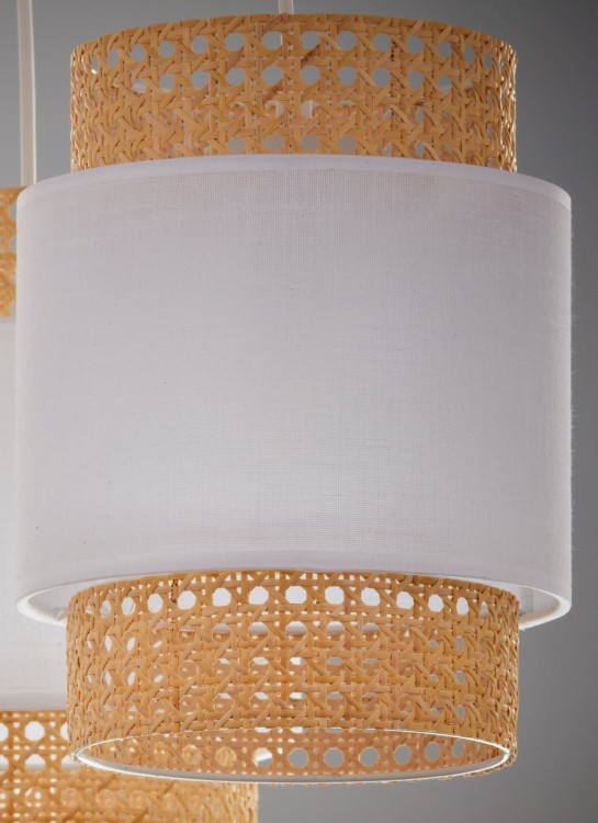 BOHO NEW WHITE Lampa wisząca 3 Listwa 5654 TK Lighting Biały Biały