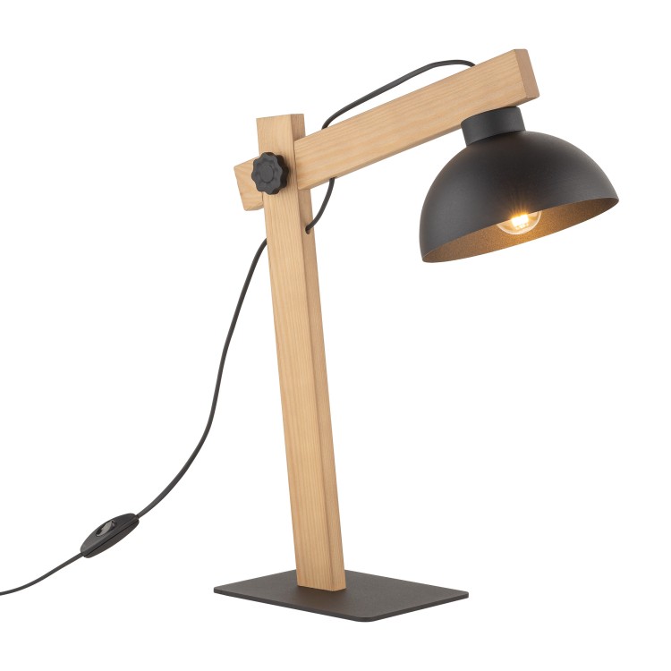 OSLO BLACK Lampka nocna 5346 TK Lighting Sosna Czarny