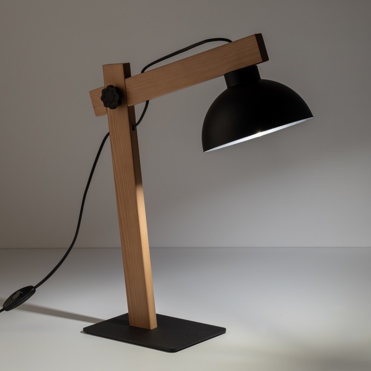 OSLO BLACK Lampka nocna 5346 TK Lighting Sosna Czarny