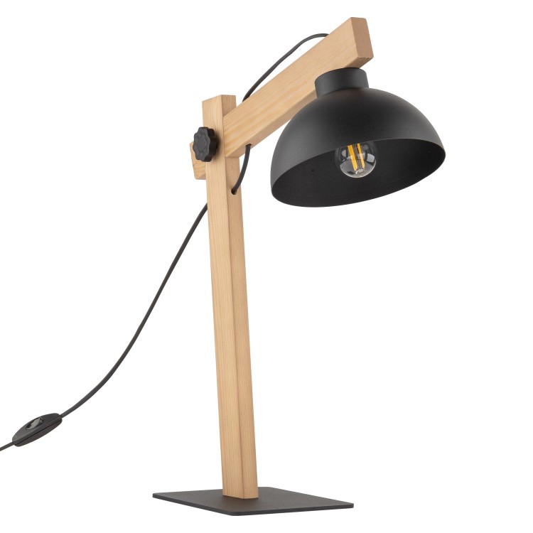 OSLO BLACK Lampka nocna 5346 TK Lighting Sosna Czarny