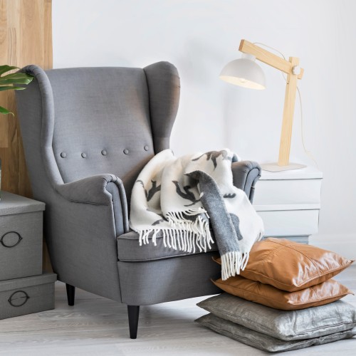 OSLO WHITE Lampka nocna 5347 TK Lighting Biały, Sosna Biały