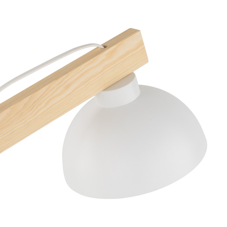 OSLO WHITE Lampka nocna 5347 TK Lighting Biały, Sosna Biały