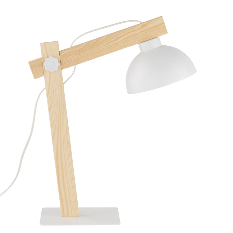 OSLO WHITE Lampka nocna 5347 TK Lighting Biały, Sosna Biały
