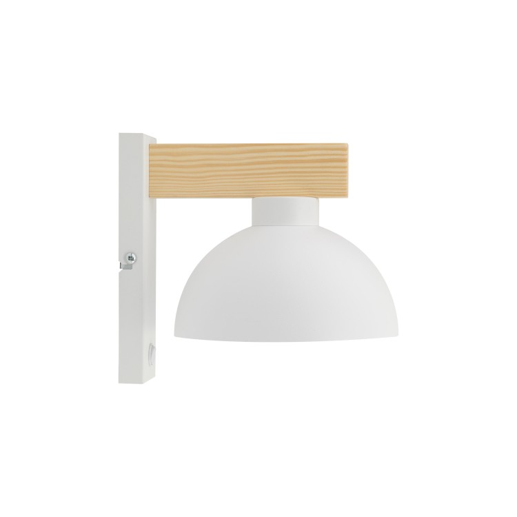 OSLO WHITE Kinkiet 1 4962 TK Lighting Biały, Sosna Biały