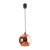 VENEZIA MIEDŹ Lampa wisząca 1 5741 TK Lighting Czarny Miedziany