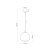 VENEZIA MIEDŹ Lampa wisząca 1 5741 TK Lighting Czarny Miedziany