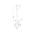 ZULIA Lampa wisząca 1 5724 TK Lighting Czarny Grafitowy