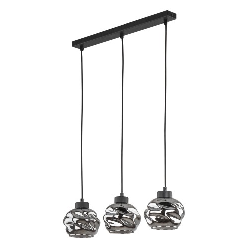 ZULIA Lampa wisząca 3 5725 TK Lighting Czarny Grafitowy
