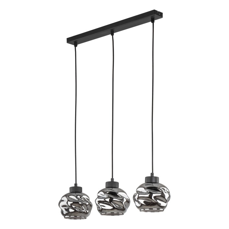 ZULIA Lampa wisząca 3 5725 TK Lighting Czarny Grafitowy