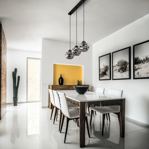 ZULIA Lampa wisząca 3 5725 TK Lighting Czarny Grafitowy