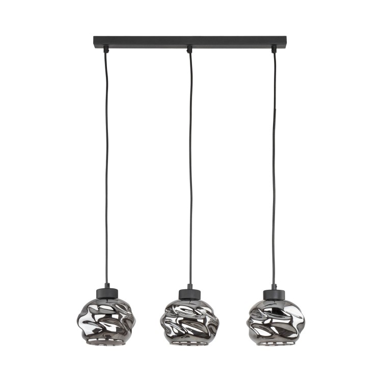 ZULIA Lampa wisząca 3 5725 TK Lighting Czarny Grafitowy