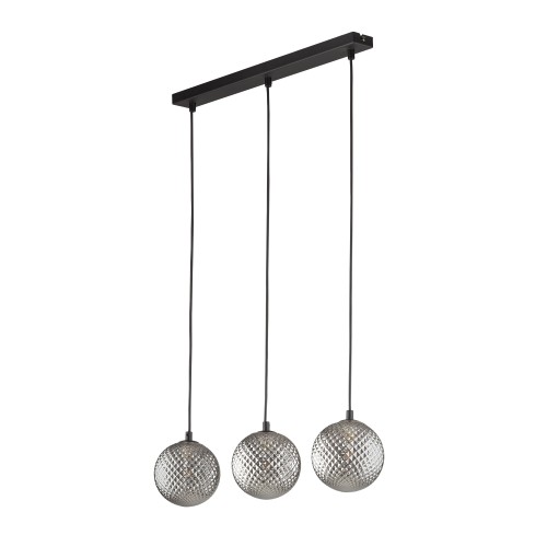 ELENA Lampa wisząca 3 5746 TK Lighting Czarny Grafitowy
