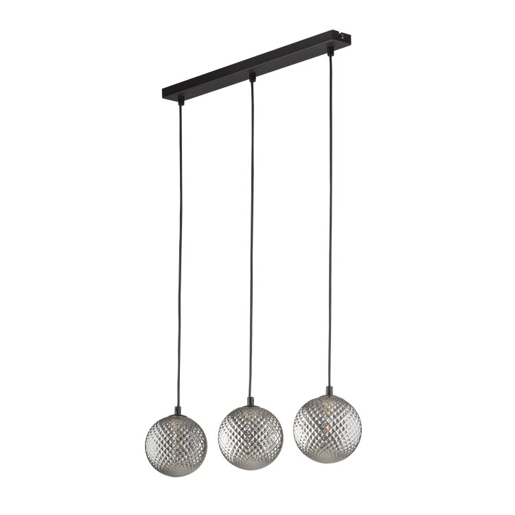 ELENA Lampa wisząca 3 5746 TK Lighting Czarny Grafitowy