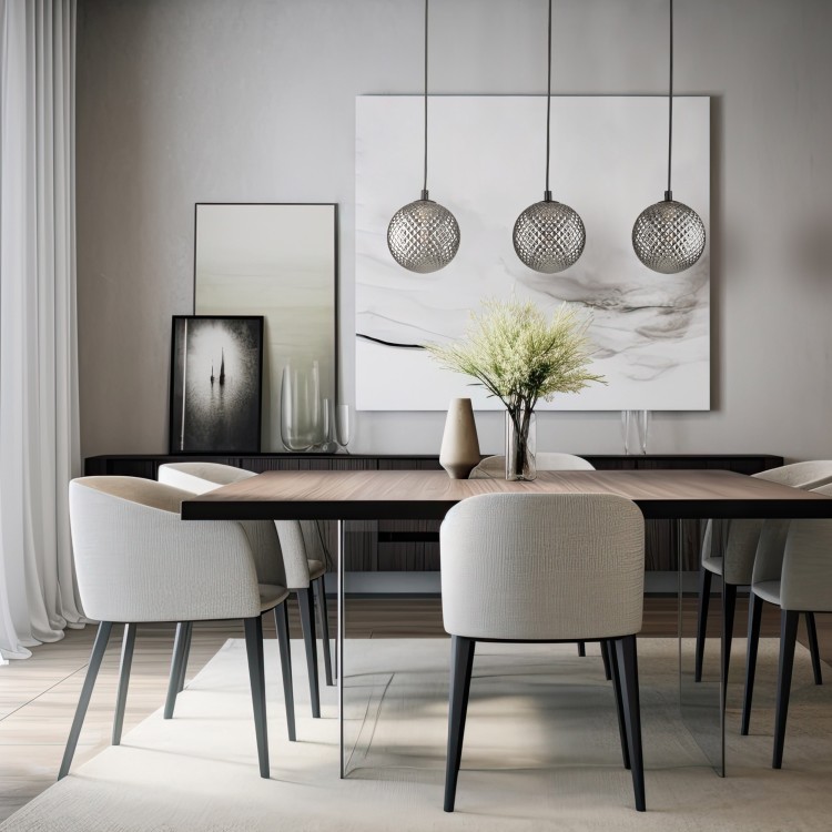 ELENA Lampa wisząca 3 5746 TK Lighting Czarny Grafitowy