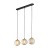 ELENA Lampa wisząca 3 5746 TK Lighting Czarny Grafitowy